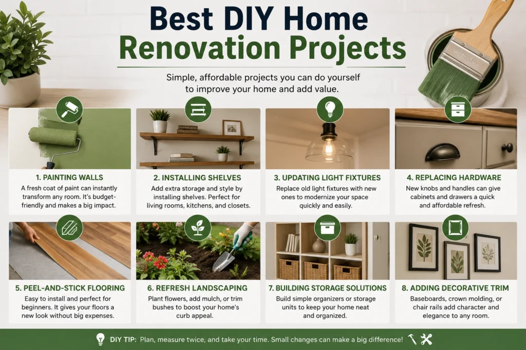 Best DIY Home Renovation Projects