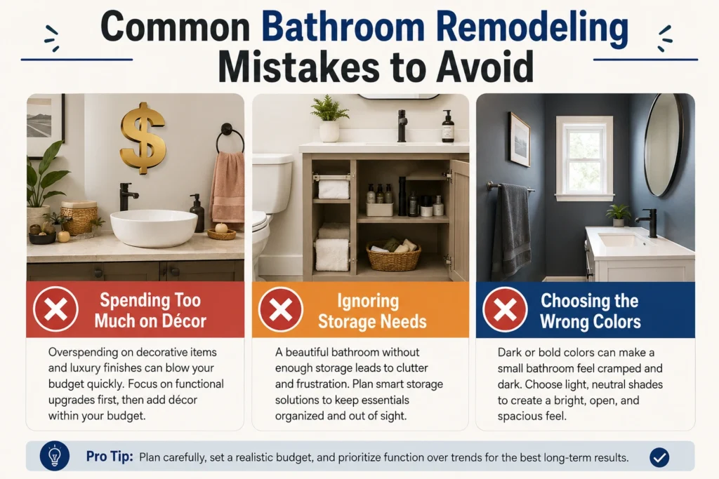 Common Bathroom Remodeling Mistakes to Avoid