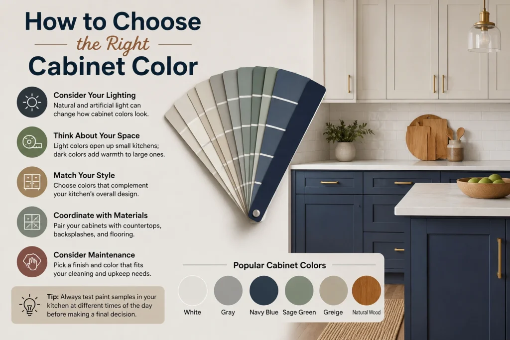 How to Choose the Right Cabinet Color
