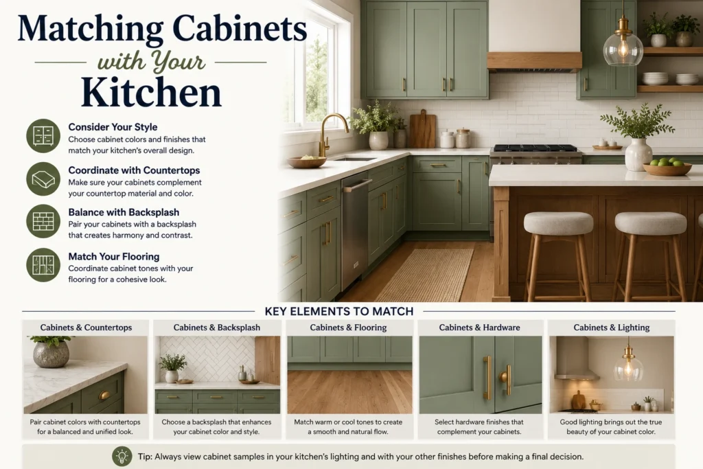 Matching Cabinets with Your Kitchen