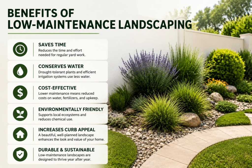 Benefits of Low-Maintenance Landscaping