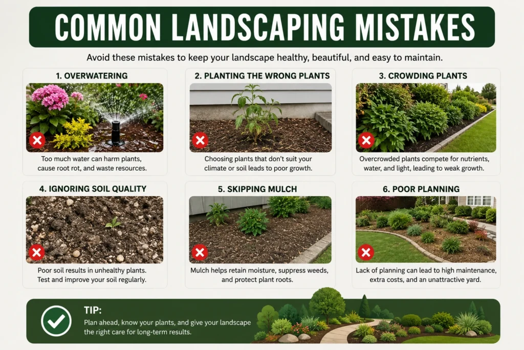 Common Landscaping Mistakes