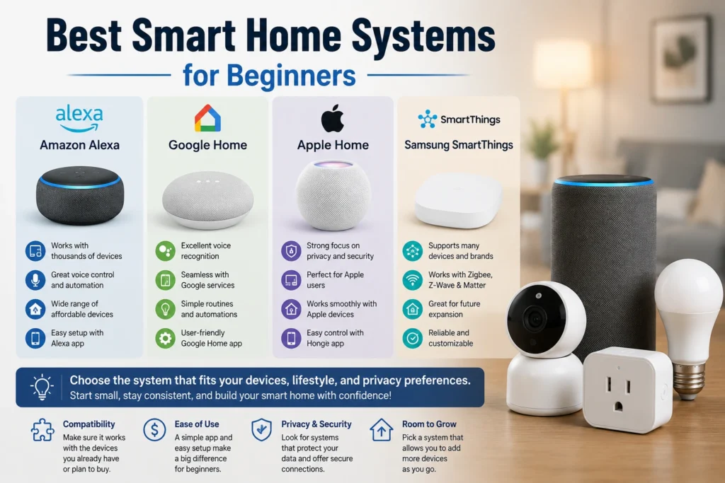 Best Smart Home Systems for Beginners