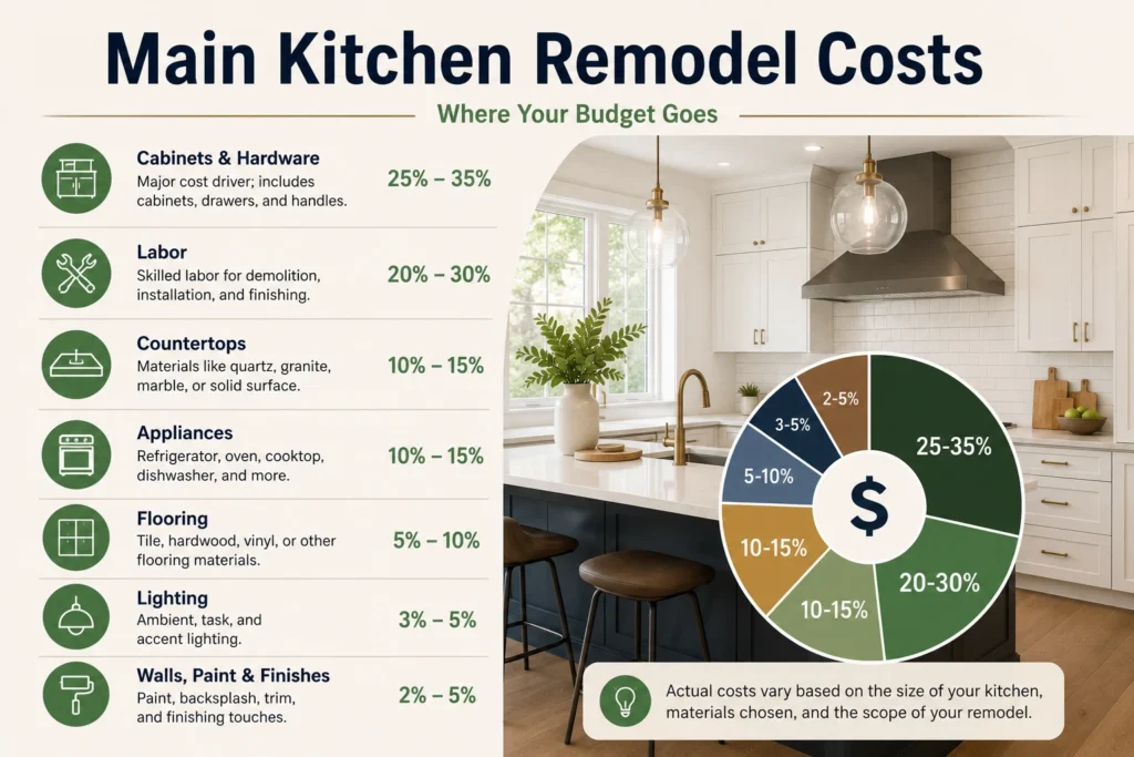 Main Kitchen Remodel Costs