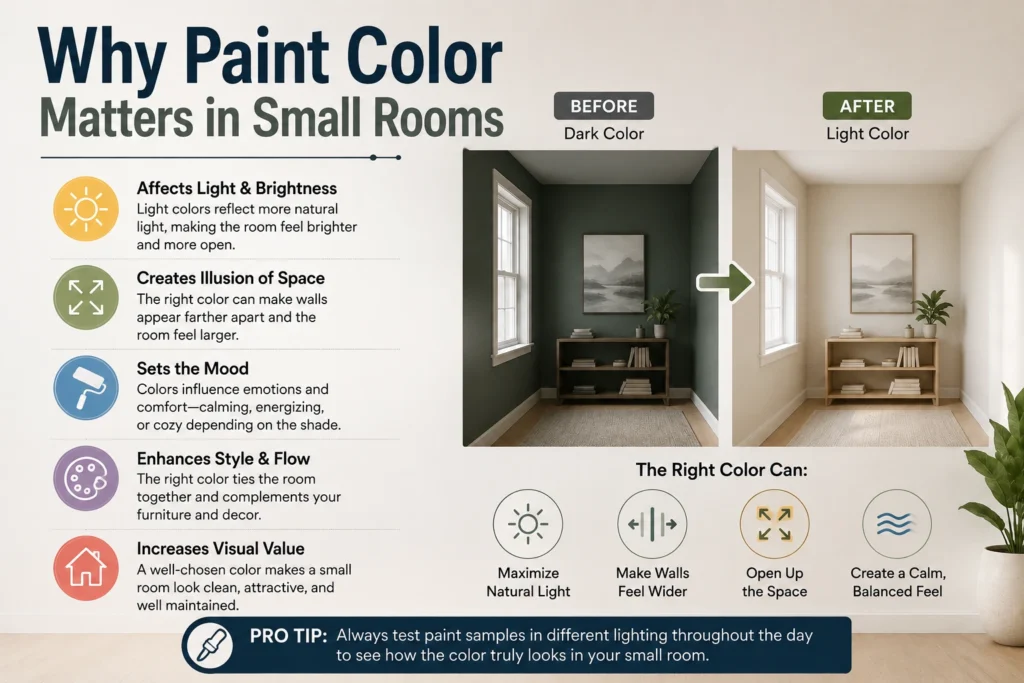 Why Paint Color Matters in Small Rooms