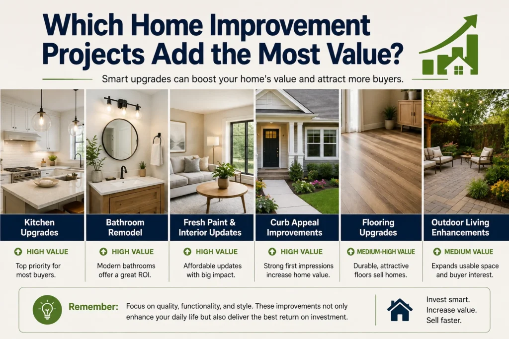 Which Home Improvement Projects Add the Most Value?