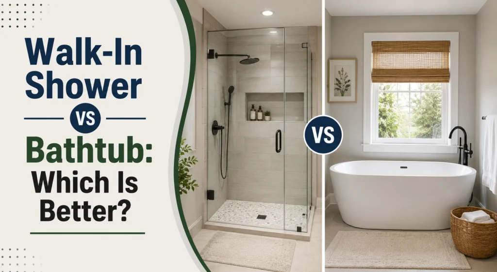 Walk-In Shower vs Bathtub: Which Is Better? | Expert Guide