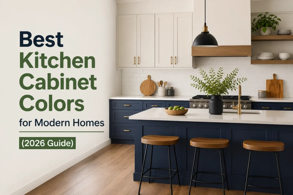 Best Kitchen Cabinet Colors for Modern Homes (2026 Guide)