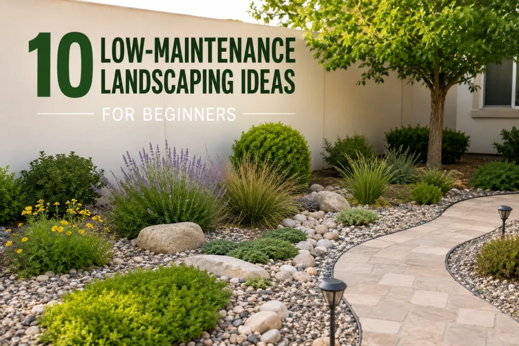 10 Low-Maintenance Landscaping Ideas for Beginners (2026 Guide)