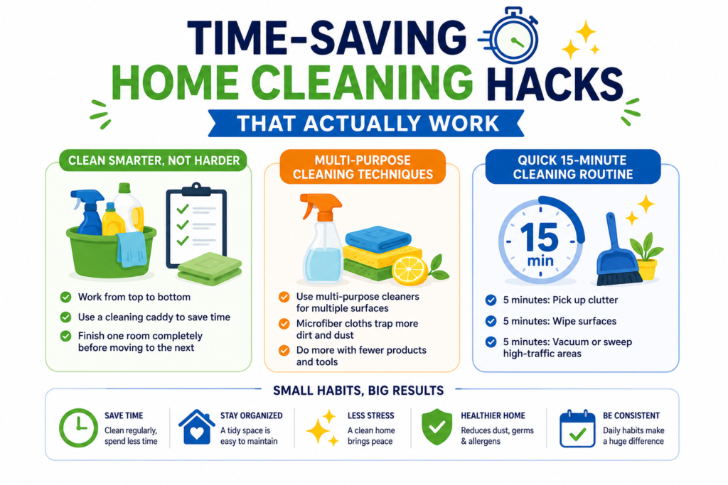 Time-Saving Home Cleaning Hacks That Actually Work