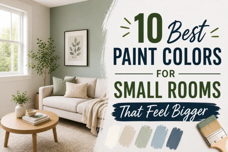 10 Best Paint Colors for Small Rooms That Feel Bigger