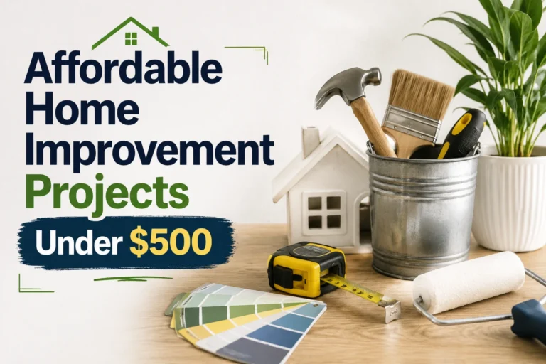 Affordable Home Improvement Projects Under $500